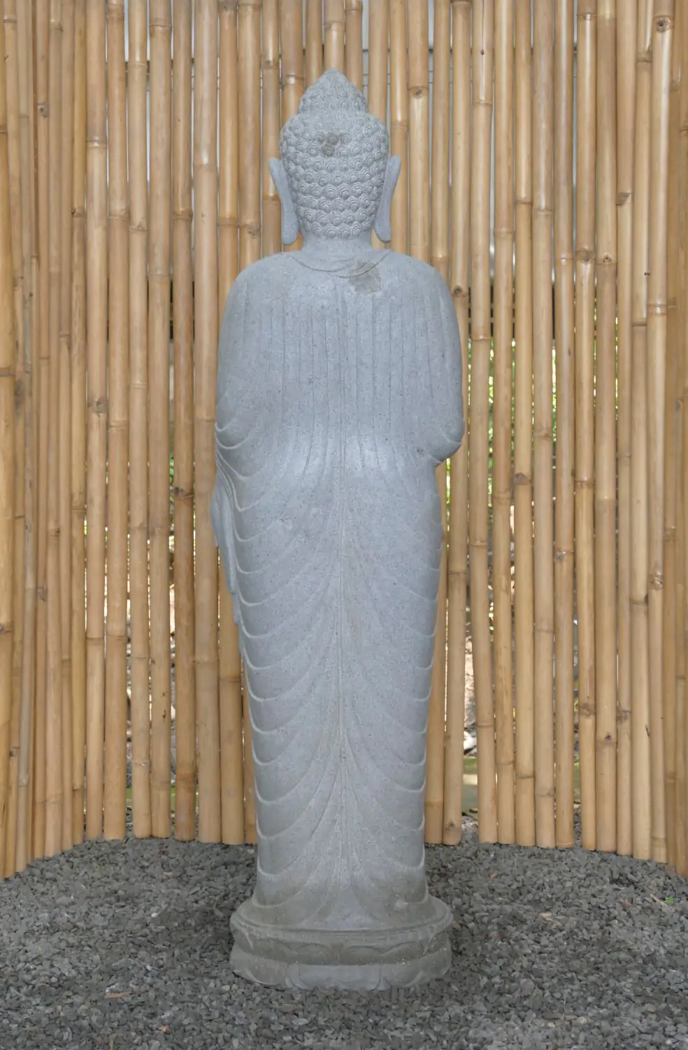  Product image 4 of the product “Standing Buddha with Lotus Flower, ca. 151 cm H ”